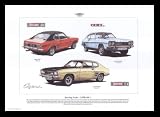 Sporting Ford Capri Mk1 Classic Cars - 3000E 3000GXL 3000GT - Art Print