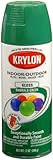 Krylon 52016 Emerald Green Interior and Exterior Decorator Paint - 12 oz. Aerosol