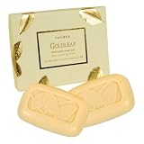 Thymes Two Bar Soap Set, Goldleaf, 6-Ounce Box