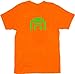 The Big Bang Theory Space Invader Adult Orange T-Shirt