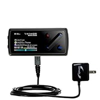 Gomadic High Output Home Wall AC Charger for the Cowon iAudio 7 with Power Sleep technology - Intelligently designed with Gomadic TipExchange