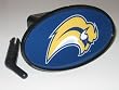 BUFFALO SABRES Team Logo 6" x 3" Trailer Hitch Cover