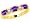 14K Yellow Gold Petite Oval Gemstone and Diamond Ring-Amethyst, size5