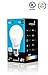 Hyperikon Dimmable LED Light Bulbs, A19 60 Watt Equivalent LED Bulbs, 9W, 2700K, E26 Base, UL
