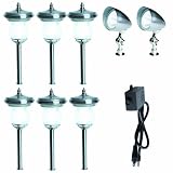 Westinghouse 102828-41P HI-Intensity LED Landscape Lighting Set, 8 Piece (6 Pathlights and 2 Spotlights)