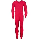 Indera Tall Man Union Suit in Red