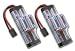 2 pcs Tenergy 9.6V 4200mAh High Power Shotgun Hump NiMH Battery Packs with Traxxas Co...