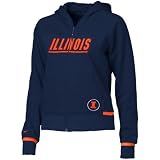 Nike Illinois Fighting Illini Navy Blue Girls Classic Fleece Hoody Sweatshirt