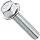 Grade 5 Steel Serrated Flange Bolt, Zinc Plated Finish, Hex Head, UNC Threads, Hex Head, Meets IFI-111 (2002)/SAE J429 (1999)/ASTM B633 Specifications, 1/2"-13 Thread Size, 3" Length, Fully Threaded, Pack Of 5