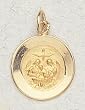 14 Kt Gold Religious Medals - Baptism - In a Premium Black Box