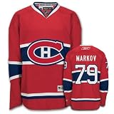 MARKOV #79 Montreal Canadiens RBK Premier NHL Hockey Jersey by Reebok (NHLPA Certified Custom Sewn Authentic Twill)
