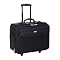 US Luggage Ballistic Nylon Rolling PC Cataglog Case with Hanging File - B151-4 Black