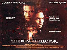 BONE COLLECTOR 30X40 UK QUAD ANGELINA JOLIE,QUEEN LATIFAH,ED O'NEILL,DENZEL WASHINGTON POSTER