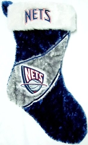New Jersey Nets NBA Colorblock Himo Plush Stocking