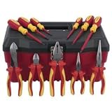 Wiha 32390 11 Piece Proturn 1000 Volt Insulated Driver and Plier Set