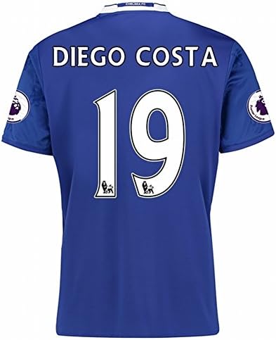 2016 2017 New Football Soccer Chelsea 19 DIEGO COSTA Home Jersey Blue