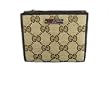Gucci Wallets (Beige Brown) Logo and Leather Wallet 115098