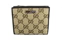 Gucci Wallets (Beige Brown) Logo and Leather Wallet 115098