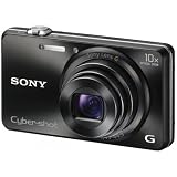 Sony DSCWX200 Digital Compact Camera with Wi-Fi - Black (18MP, 10x Zoom)