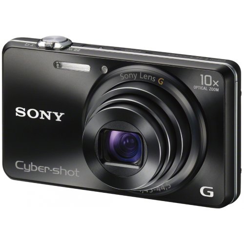 Sony DSCWX200 Digital Compact Camera with Wi-Fi - Black (18MP, 10x Zoom)