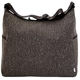 Chocolate Herringbone Hobo Diaper Bag