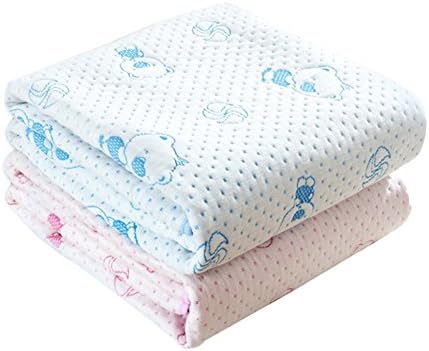 Heeboo 4-ply Padded Cotton Waterproof Diaper Changing Mat Blue 12"*18"