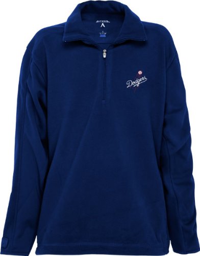 Los Angeles Dodgers Youth Dark Royal 1/4 Zip Fleece Frost Jacket
