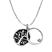 Buy Charms - Sterling Silver "A Friend May Well Be Reckoned The Masterpiece Of Nature-Ralph Waldo Emerson" Two Charm Reversible Pendant, 18"