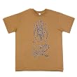 Rogue Monk tan boots and skull t-shirt. RMNK3874