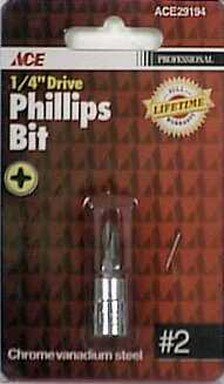 Ace 1/4 Drive Phillips Bit Socket (29194)