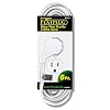 TRC 90511Flatplug Ultra Thin Profile 3-Wire Cord 6-Foot-16/2-Inch, White