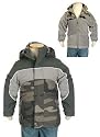 Boys' Camo 3-in-1 Ski Jacket with Removable Hood & Lining