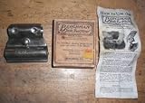 Antique 1920's Berghman Stainless Steel Ice Skate Sharpener