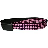 Mini Polka Dots - Black and Pink Web Belt