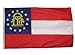 Annin Flagmakers Georgia State Flag USA-Made to Official State Design Specifications, 3 x 5 Feet (Model 141162)