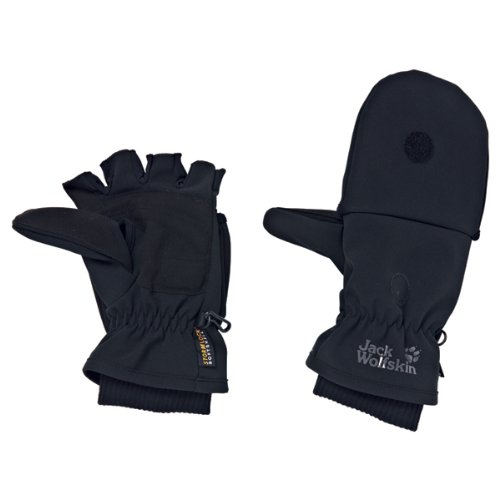 Jack Wolfskin SOFTSHELL ALPINE GLOVE black