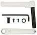 Eclat Tibia BMX Bike Crank - 175mm - Flat White