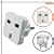 Reisestecker Adapter UK-Deutschland WEISS UK Adapter - STECKDOSENADAPTER von UK ENGLAND auf deutsche Steckdose 220V