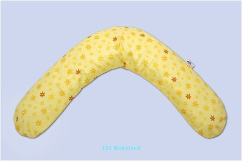 Theraline th51014100 Stillkissen 190 cm inklusiv Bezug \"Bl&uuml;mchen gelb\" Preisvergleich
