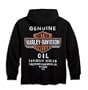 Harley-Davidson� Men's Oil Can Hooded Sweatshirt. Printed graphics. 99048-09VM