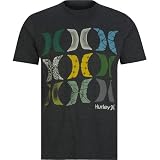 HURLEY Filler Up Mens T-Shirt - Heather Black