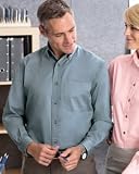 Devon & Jones Classic Titan Long Sleeve Twill Shirt For Men. D500