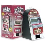 5-in-1 Video Poker Electronic Slot Machine Bank