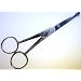 5" curved MUSTACHE + NOSE HAIR SCISSORS mulit-purpose w/safety tips