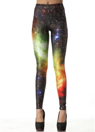 Solilor Galaxy Print Leggings