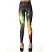 SOLILOR Galaxy Print Leggings