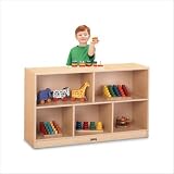 Jonti-Craft 0392JC340 Sproutz Low Single Storage Unit, Black Banding