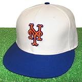 New York Mets White/Royal Fitted Hat