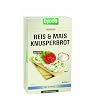 Byodo Reis&Mais Knusperbrot mit Meersalz, 4er Pack (4 x 200 g Packung) - Bio