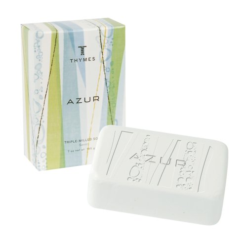 Thymes Bar Soap, Azur, 7-Ounce Bar